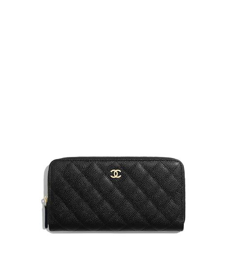 chanel zip wallet medium|Chanel classic long zipped wallet.